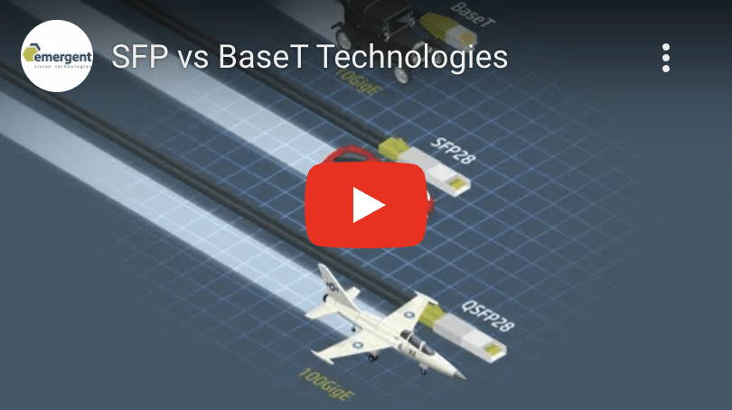 SFP vs BaseT Cabling Technologies