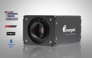 Figure 1: Several Emergent Vision Technologies cameras - including the award-winning HB-25000-SB, feature Sony's 4th Gen Pregius S sensors.