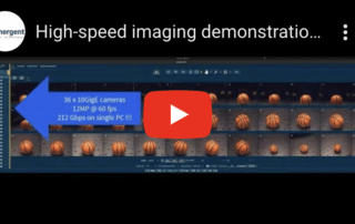 High-Speed Imaging Demo with 10GigE and 100GigE Cameras