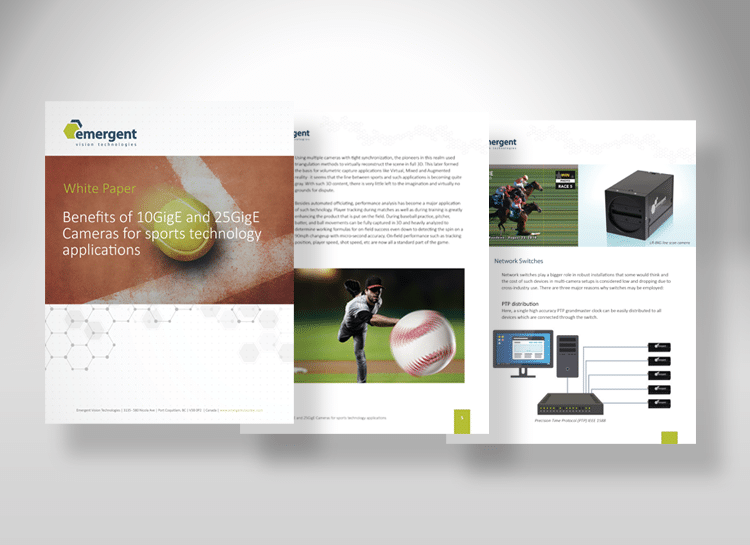 White Paper: Benefits of 10GigE and 25GigE Cameras for Sports Technology Applications