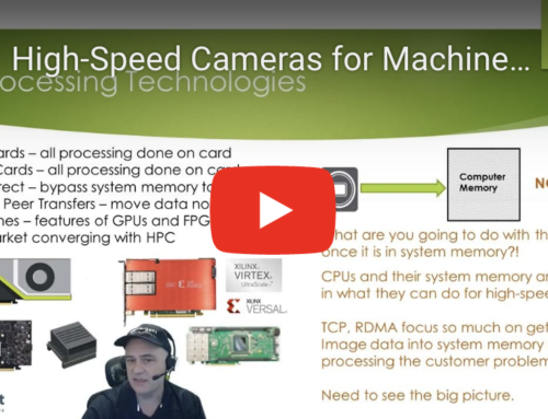 Webinar: High-Speed Cameras for Machine Vision Applications, From 10GigE to 100GigE