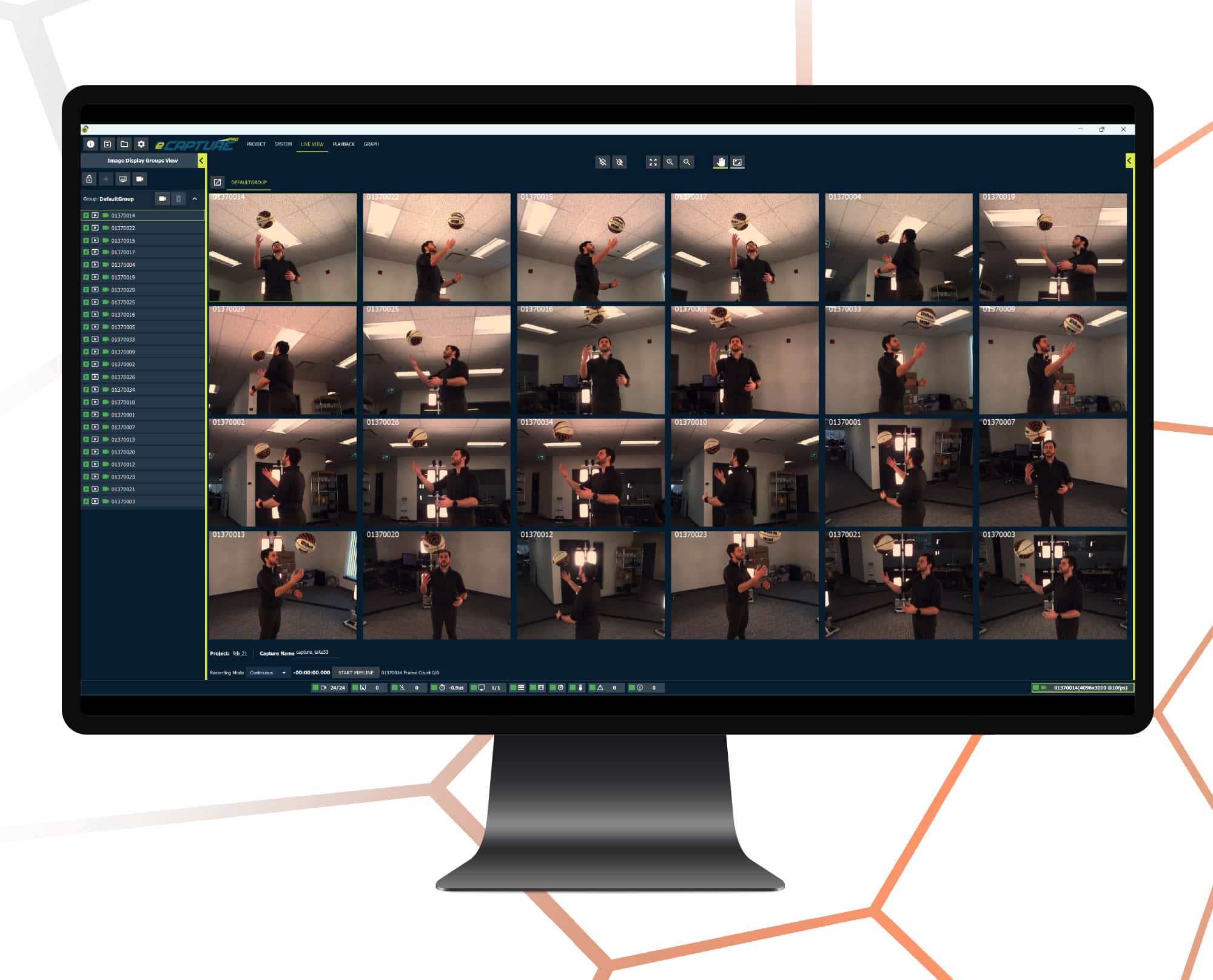 eCapture Pro Vision Software