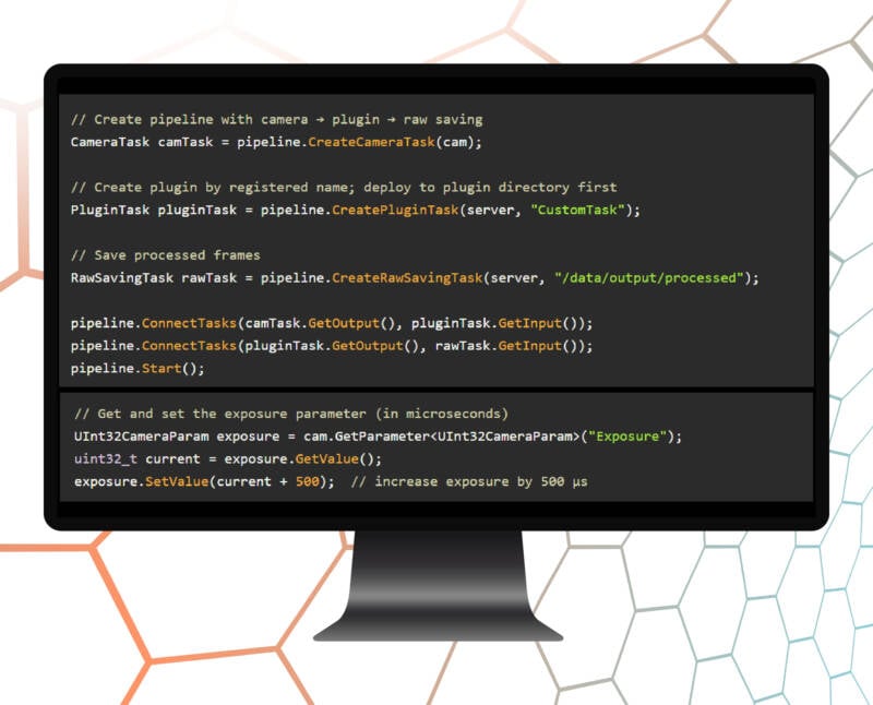 eSDK Pro Vision-Software Development Kit SDK for programming multi-camera vision systems.