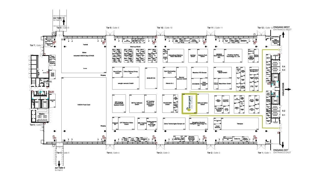 VISION 2026 Stuttgart, Hall 8 Map, Stand C36