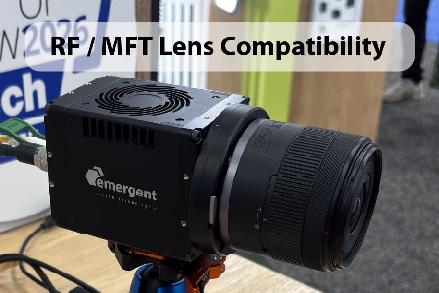 GigE cameras with RF and MFT lens compatibility will be released by Emergent Vision Technologies at VISION 2026.