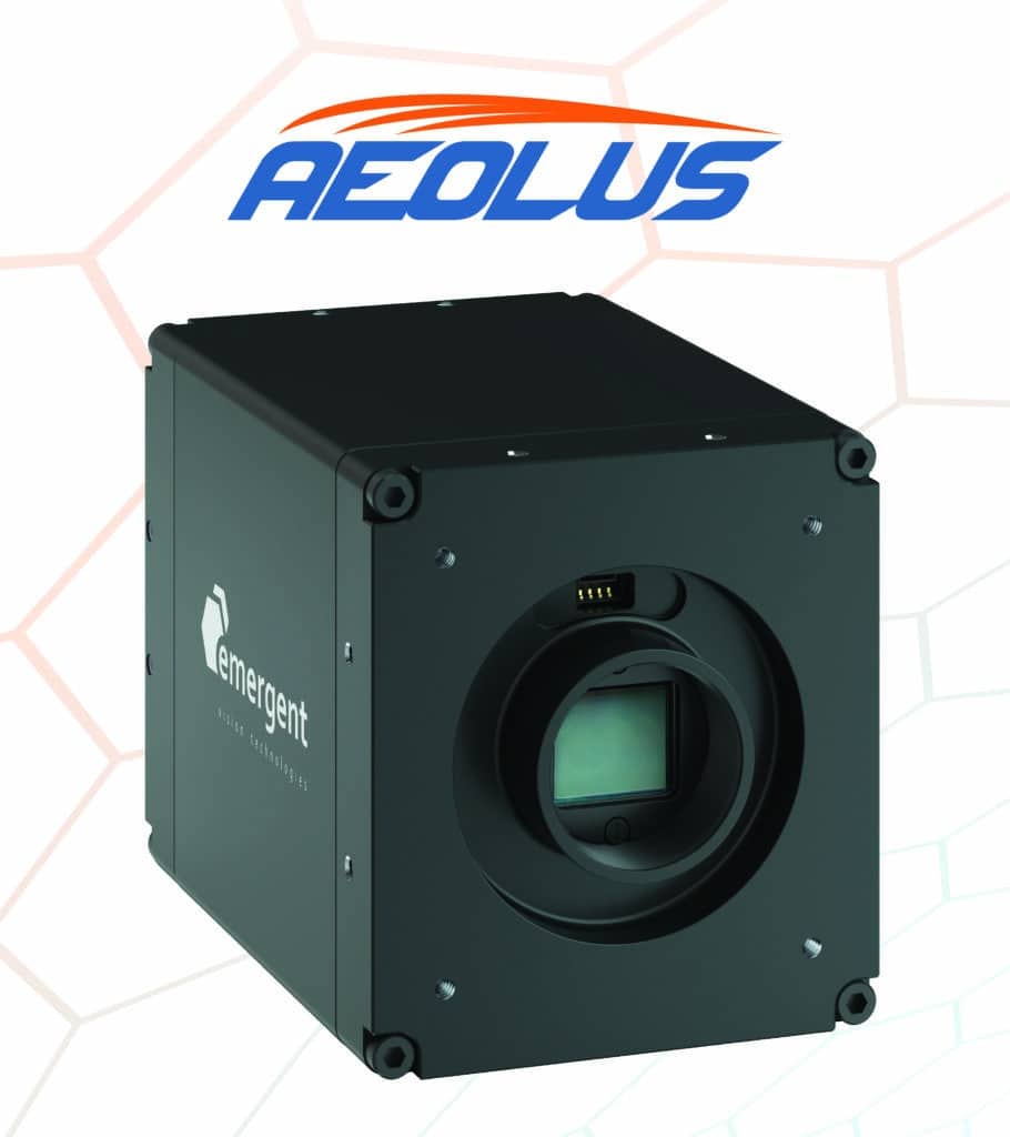 AEOLUS 25 GigE Camera created by Emergent Vision Technologies