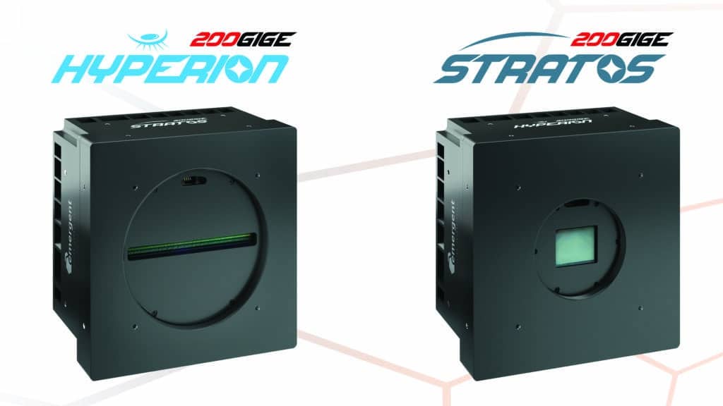 HYPERION and STRATOS 100 GigE Cameras created by Emergent Vision Technologies.