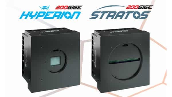 Demonstration of HYPERION 200GigE Area Scan Cameras & STRATOS 200GigE Line Scan Cameras.